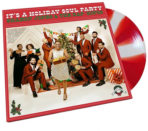 Sharon Jones & the Dap-Kings - It's A Holiday Soul Party (Ltd. Ed. Red/White Vinyl w/ DDC) - Blind Tiger Record Club