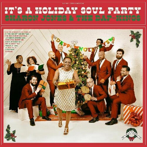 Sharon Jones & the Dap-Kings - It's A Holiday Soul Party (Ltd. Ed. Red/White Vinyl w/ DDC) - Blind Tiger Record Club