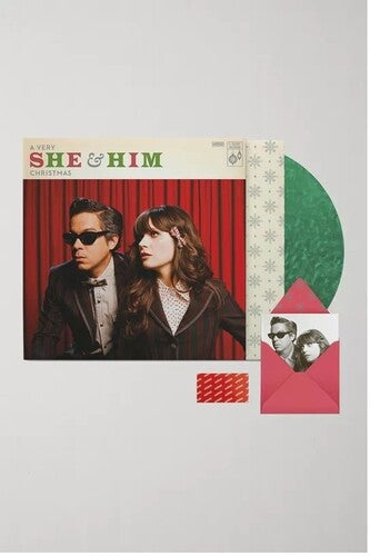 She & Him - A Very She & Him Christmas (Ltd. Ed. Green Vinyl w/ DDC) - Blind Tiger Record Club