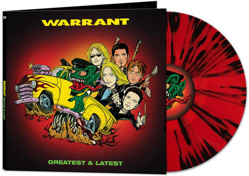 Warrant - Greatest & Latest (Ltd. Ed. Red & Blk Splatter Vinyl) - Blind Tiger Record Club