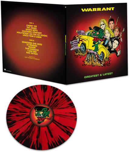 Warrant - Greatest & Latest (Ltd. Ed. Red & Blk Splatter Vinyl) - Blind Tiger Record Club