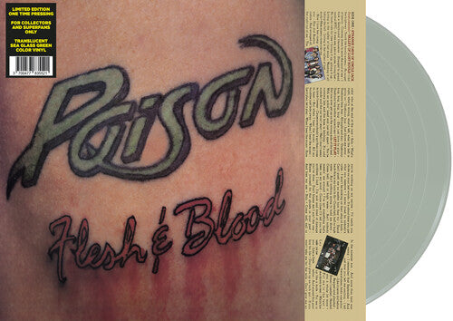 Poison - Flesh & Blood (Ltd. Ed. Gray Vinyl) - Blind Tiger Record Club