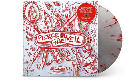 Pierce the Veil - Misadventures (Ltd. Ed.Silver & Red Vinyl) - Blind Tiger Record Club