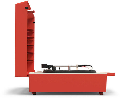 Victrola VSC-725SB-POR Re-Spin Sustainable Suitcase Record Player - Red (Large Item, Bluetooth, Red, Built-In Speakers) - Blind Tiger Record Club