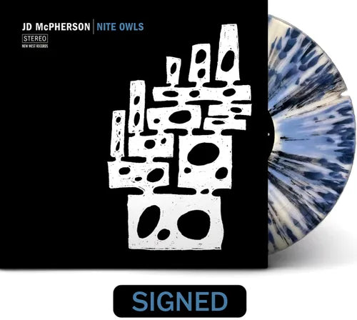 JD McPherson - Nite Owls (Ltd. Ed. White/Black/Blue Vinyl) - Blind Tiger Record Club