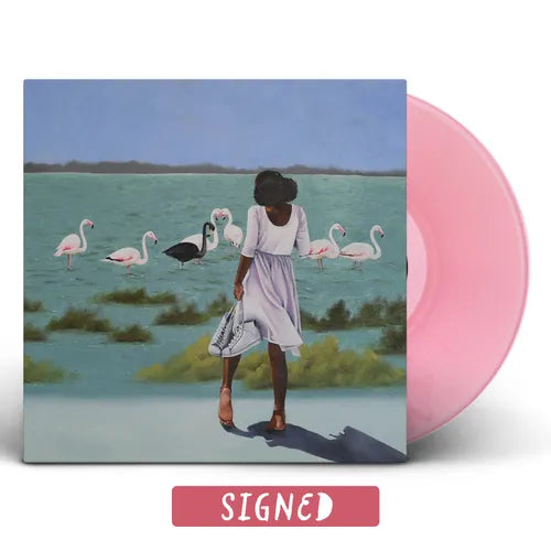 Sunny War - Armageddon In A Summer Dress (Ltd. Ed. Clear Pink, Sticker w/ Autograph) - Blind Tiger Record Club