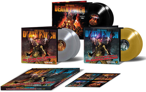 Five Finger Death Punch - The Wrong Side of Heaven (Ltd. Ed. 10th Anniversary 6xLP Silver Metallic/Gold Metallic Vinyl w/ decal sheet & bonus tracks) - Blind Tiger Record Club