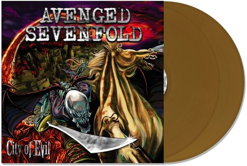 Avenged Sevenfold - City of Evil (Ltd. Ed. 2xLP Gold Vinyl w/ Gatefold Jacket) - Blind Tiger Record Club