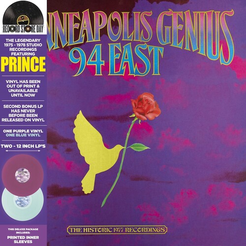 94 East - Minneapolis Genius (Ltd. Ed. 2xLP Blue/Purple Vinyl w/ bonus tracks) - Blind Tiger Record Club