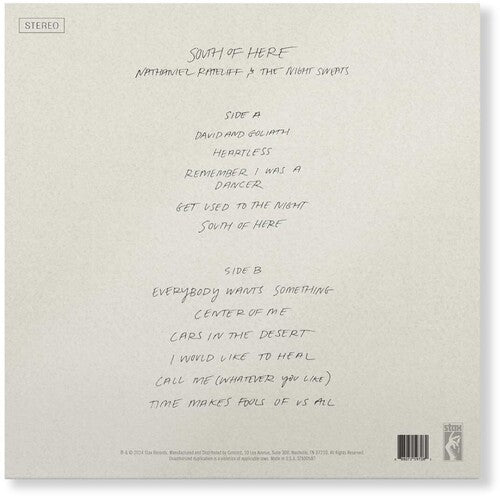 Nathaniel Rateliff & the Night Sweats - South of Here (Ltd. Ed. 180G Green Vinyl)- Vinyl Lounge - Blind Tiger Record Club