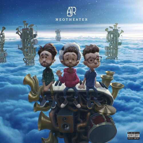 AJR - Neotheater (Ltd. Ed. Clear w/ Blue Splatter Vinyl) - Blind Tiger Record Club
