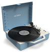 Victrola VSC-725SB-LBL Re-Spin Dual Bluetooth Sustainable Suitcase Record Player (Light Blue) - Blind Tiger Record Club