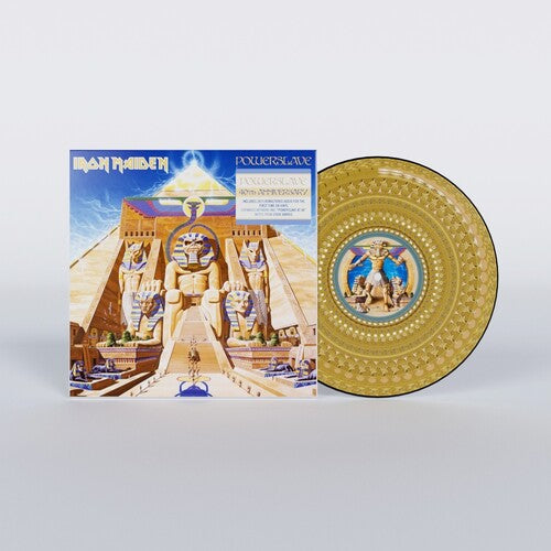 Iron Maiden - Powerslave (Ltd. Ed. Gold Vinyl 40th Anniversary) - Blind Tiger Record Club