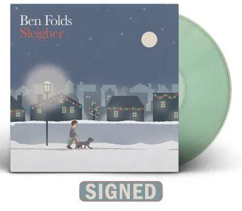 Ben Folds - Sleigher (Ltd. Ed. Green, Autographed w/ Sticker) - Blind Tiger Record Club