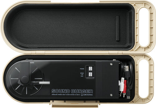 Audio Technica AT-SBC1-BG Sound Burger Hard Storage Case (Beige)