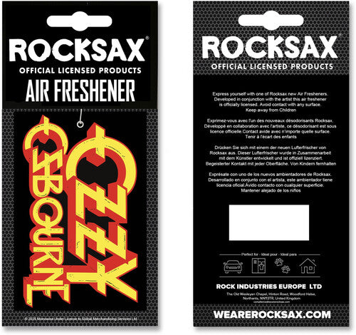 Air Freshener - Rocksax - Ozzy Osbourne - Ozzy Osbourne Logo - Blind Tiger Record Club