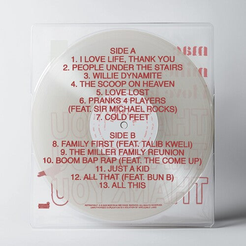 Mac Miller - I Love Life, Thank You (Ltd. Ed. Clear Vinyl) - Blind Tiger Record Club