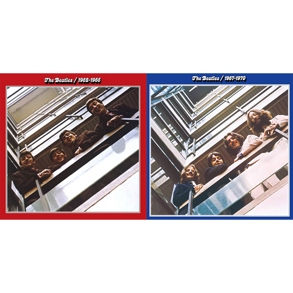 Beatles, The - The Beatles 1962-1966 & 1967-1970 (Ltd. Ed. Collectors Series, Red Vinyl & Blue Vinyl 180 G, 6xLP w/ Gatefold) - Blind Tiger Record Club