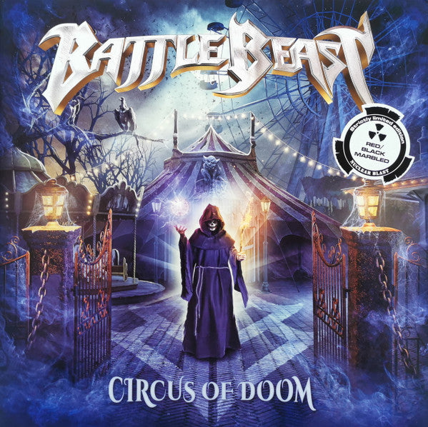 Battle Beast - Circle of Doom (Ltd. Ed. Red/Black Marbled Splatter 2xLP Vinyl) - Blind Tiger Record Club