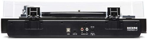 ION IT94BK Premier LP Bluetooth Wireless USB Turntable (Black) (Large Item) - Blind Tiger Record Club