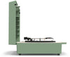 Victrola VSC-725SB-BAS Re-Spin Sustainable Suitcase Record Player - Basil Green (Large Item, Bluetooth, Green, Built-In Speakers) - Blind Tiger Record Club