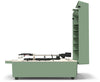 Victrola VSC-725SB-BAS Re-Spin Sustainable Suitcase Record Player - Basil Green (Large Item, Bluetooth, Green, Built-In Speakers) - Blind Tiger Record Club