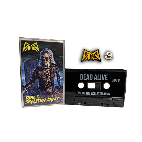 Dead Alive - Rise of the Skeleton Army (Cassette + Pin) - Blind Tiger Record Club