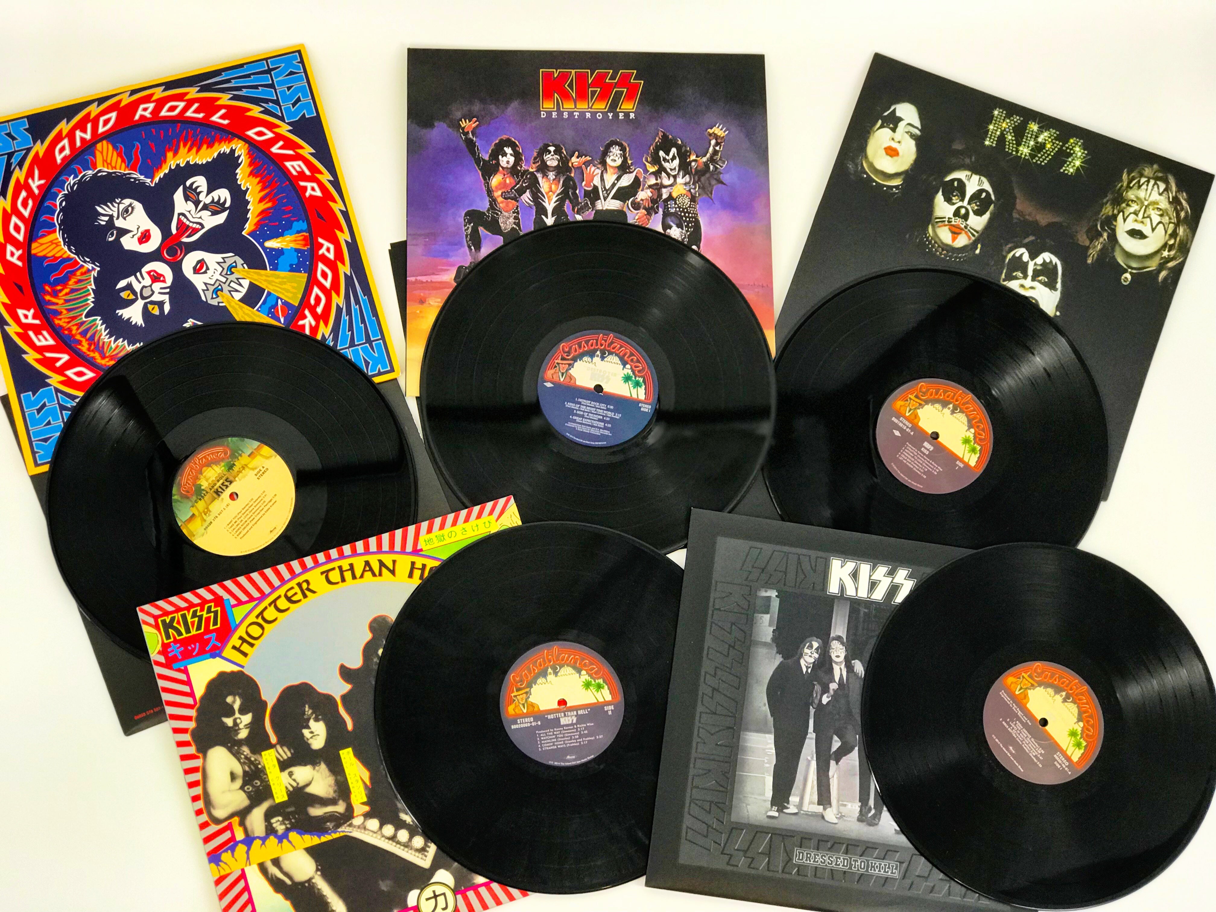 KISS - 1974 - 1976 Ltd. Ed. Five Album Collection - Blind Tiger Record Club