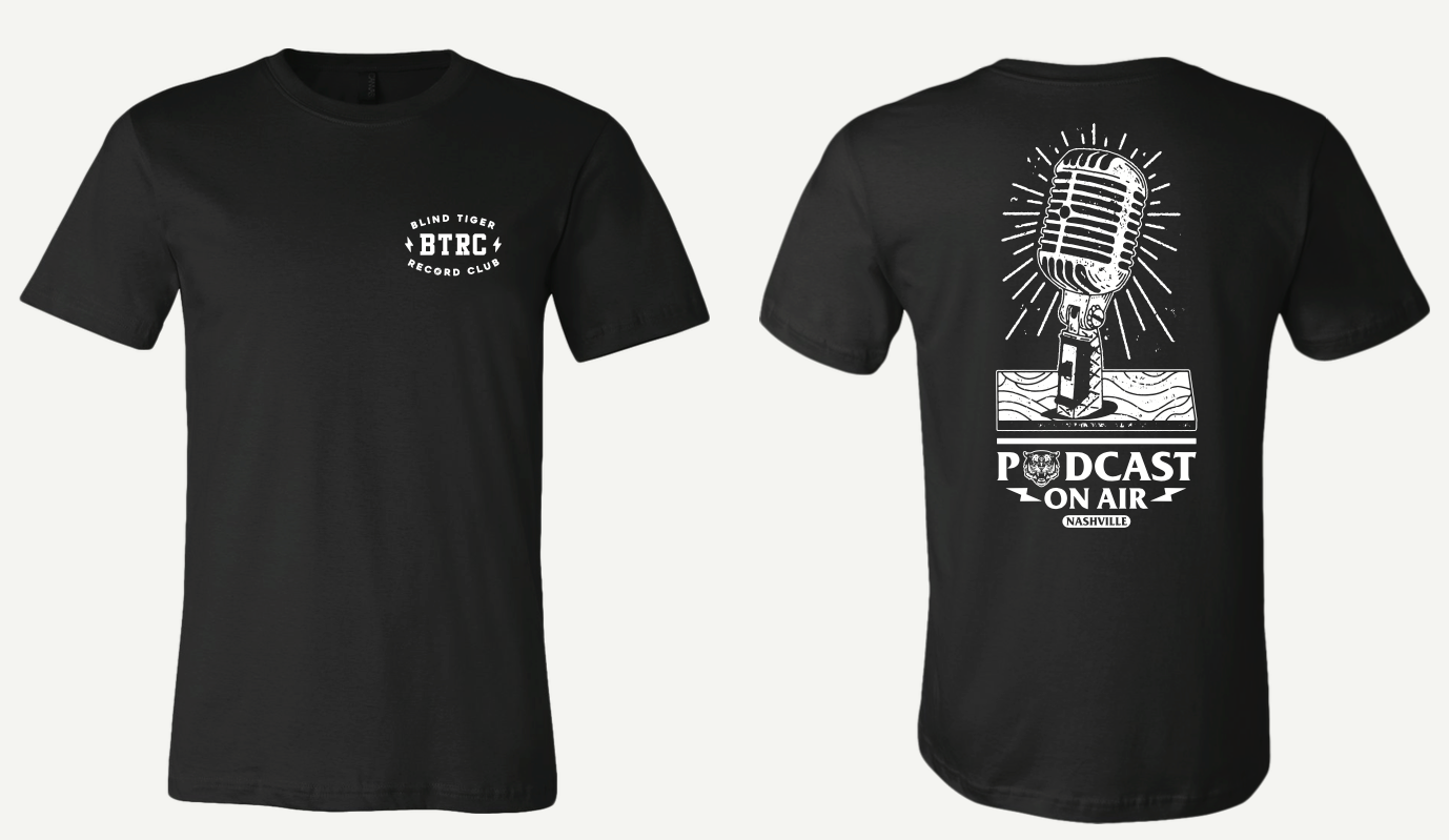 B.T.R.C. Podcast Shirt - Blind Tiger Record Club