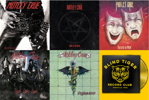 Mötley Crüe - FIVE ALBUM Set: 2022 Re-Release (Collector Series) - Blind Tiger Record Club