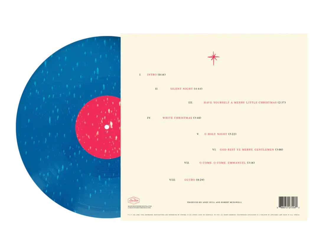 Manchester Orchestra - Christmas Songs, Vol. 1 (Ltd. Ed. Blue Christmas Vinyl) - Blind Tiger Record Club
