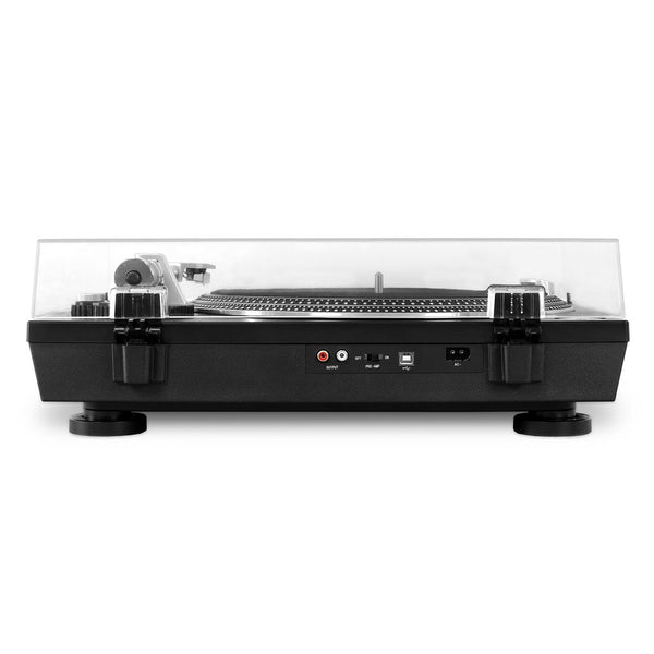 Victrola VPRO-2000-SLV Professional Series Bluetooth Wireless USBTurntable 2 Speed Belt Drive (Silver) - Blind Tiger Record Club
