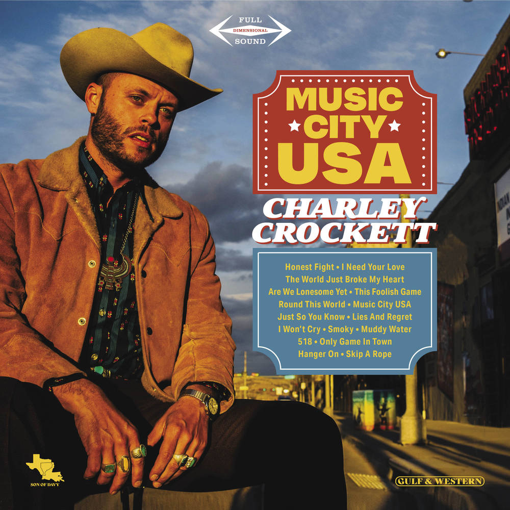 Charley Crockett - Music City USA (Ltd. Ed. Autographed 2XLP) - Blind Tiger Record Club