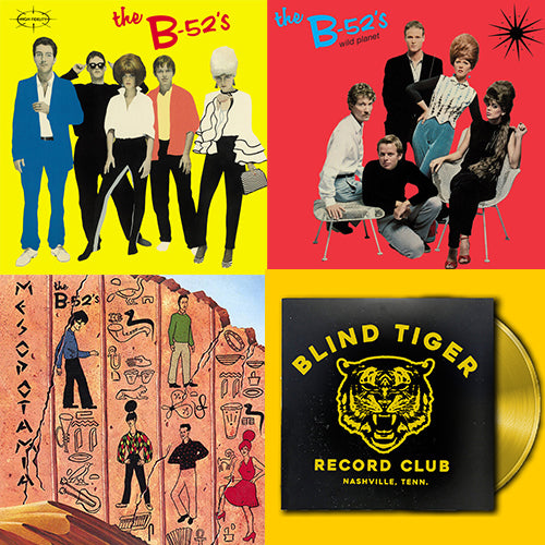 The B-52's Early Days Three Album Bundle - COLLECTOR SERIES - Blind Tiger Record Club