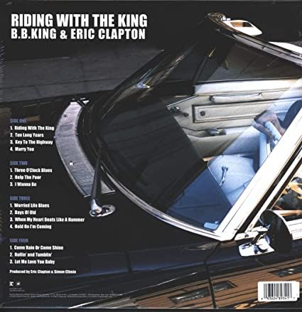 Eric Clapton & B.B. King - Riding with the King (Ltd. Ed. Blue 2XLP) - Blind Tiger Record Club