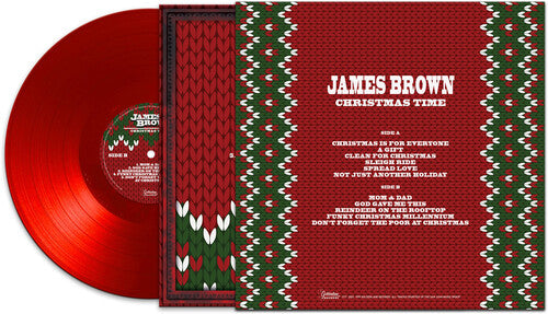 James Brown - Christmas Time (Ltd. Ed. Red Vinyl) - Blind Tiger Record Club