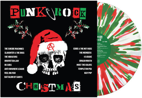 Various Artists - Punk Rock Christmas 1-2 (Ltd. Ed. White/Green/Red Splatter Vinyl) - COLLECTOR SERIES - Blind Tiger Record Club