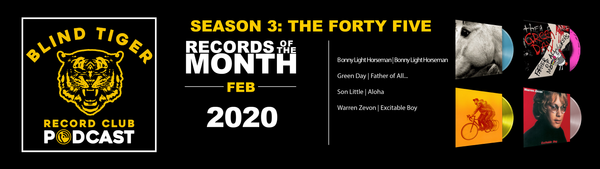 Season 3:  The Forty Five - February 2020 Records of the Month