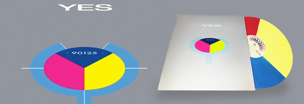 August Classic Rock Record of the Month - Yes - 90125 (Blue/Pink/Yellow Vinyl)