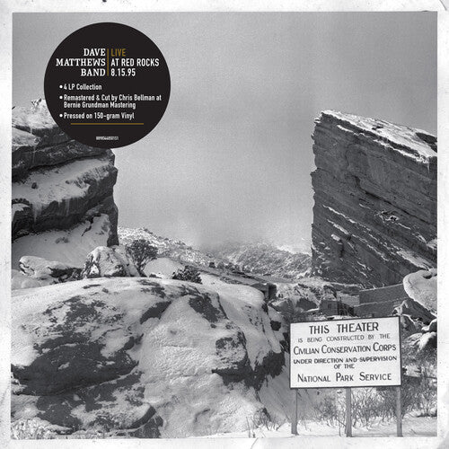 Dave Matthews - Live At Red Rocks 8.5.95 (Ltd. Ed. Boxed Set, 150G 4XLP Vinyl w. DDC) - Blind Tiger Record Club