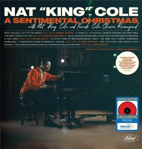 Nat King Cole - A Sentimental Christmas with Nat King Cole and Friends: Cole Classics Reimagined (Ltd. Ed. Red Vinyl) - Blind Tiger Record Club