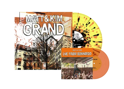 Matt & Kim (Ltd. Ed. Yellow w/ Orange & Black Splatter, 7