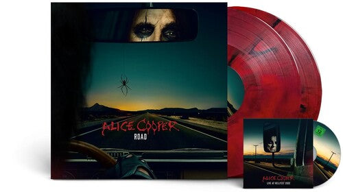 Alice Cooper - ROAD (RED MARBLED 2LP 180G VINYL + DVD) - Blind Tiger Record Club