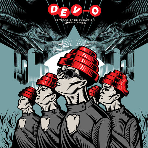 Devo - 50 Years Of De-evolution 1973-2023 (Ltd. Ed. Red & Blue Vinyl) - Blind Tiger Record Club