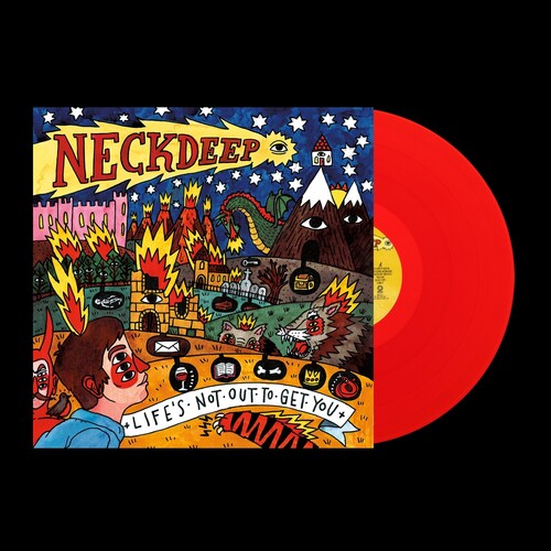 Neck Deep - Life's Not Out to Get You (Ltd. Ed. Red Vinyl, Explicit lyrics) - Blind Tiger Record Club
