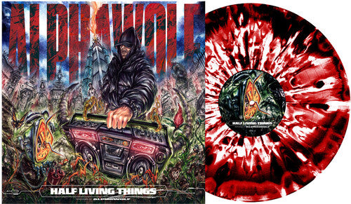 Alpha Wolf - Half Living Things (Ltd. Ed. Red, Black, and White Corona Vinyl) - Blind Tiger Record Club