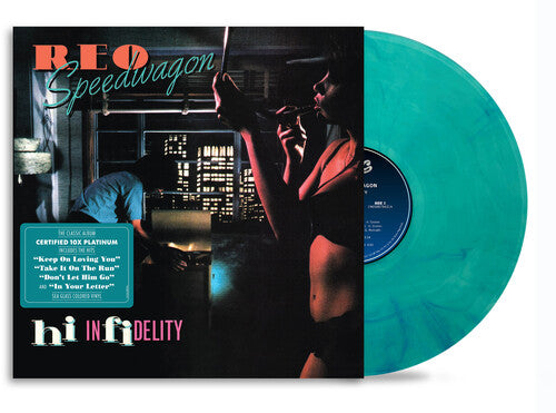 REO Speedwagon -  Hi Infidelity (Ltd. Ed. Sea Glass Blue Vinyl) - Blind Tiger Record Club