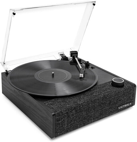 Victrola VTA-74-BLK Eastwood II Turntable - Dual Bluetooth - 3 Speed - Built-in Speaker (Black)