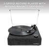 Victrola VTA-74-BLK Eastwood II Turntable - Dual Bluetooth - 3 Speed - Built-in Speaker (Black)