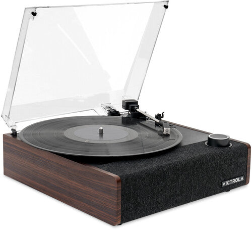 Victrola VTA-74-ESP Eastwood II Turntable - Dual Bluetooth - 3 Speed - Built-in Speaker (Espresso)